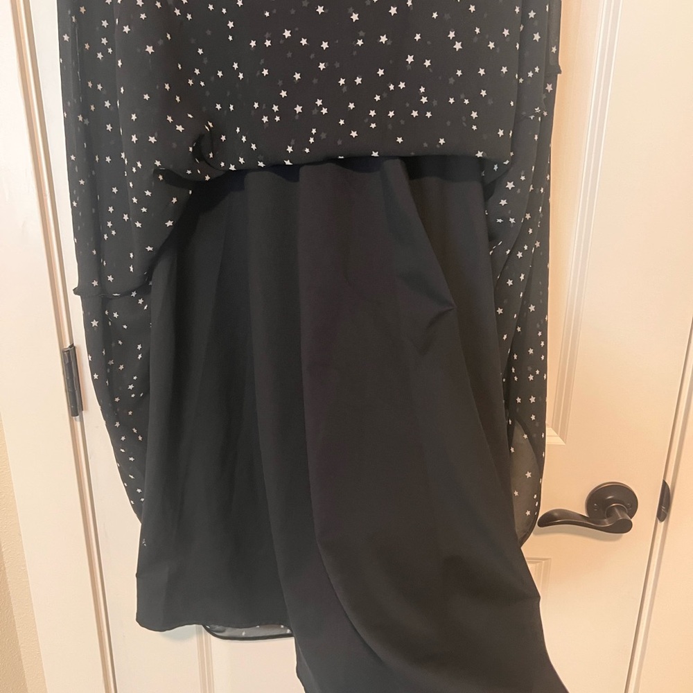 Ameri Power Shoulder Frill Dress (Sheer Dress) - image 8